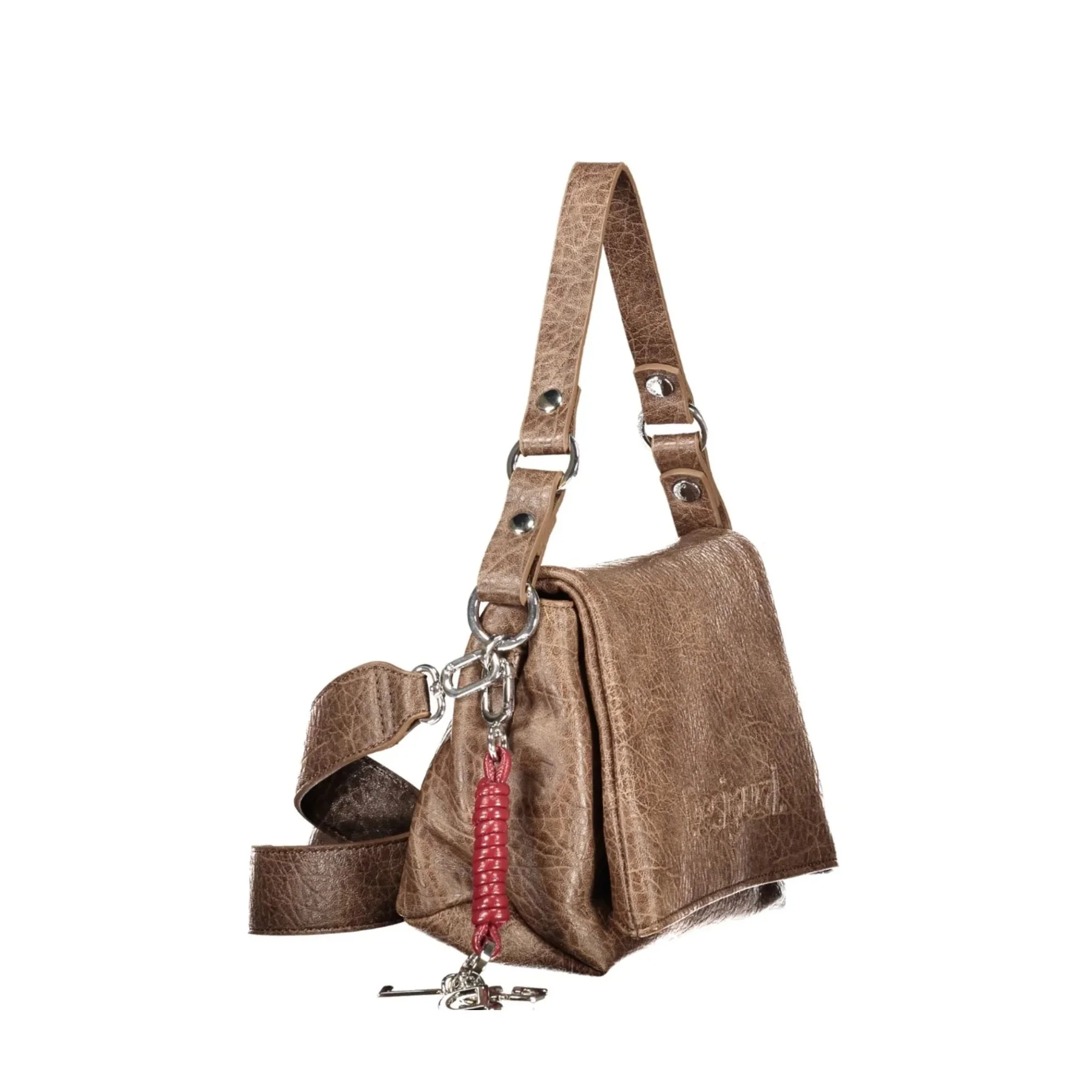 Desigual Borsa a Spalla Donna Stampa Logo - vista 3