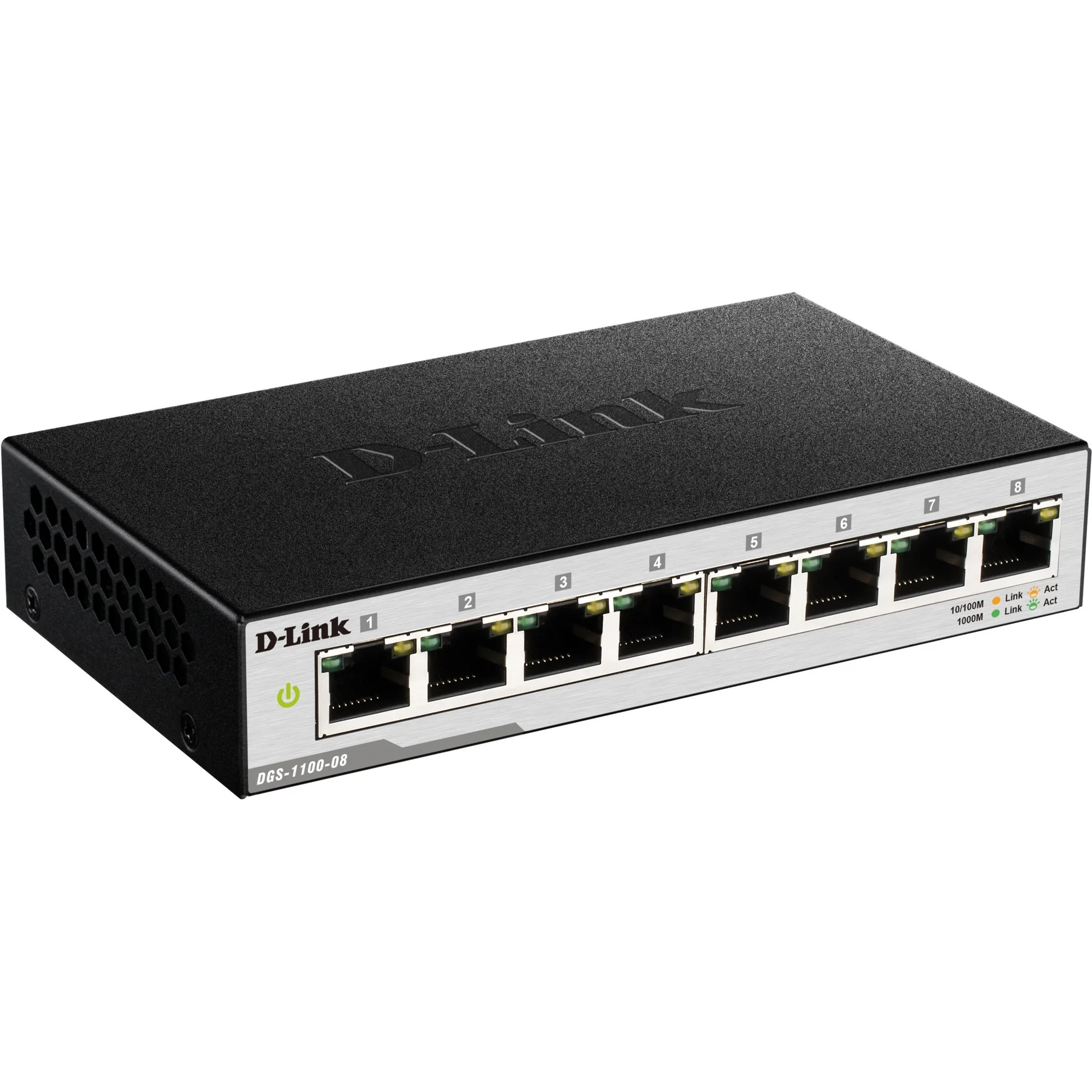 D-Link DGS-1100-08V2 Switch Rete Gestito L2 Gigabit Ethernet - vista 2