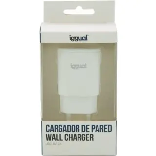 Caricatore da parete iggual 1xUSB 5V 2A 10W