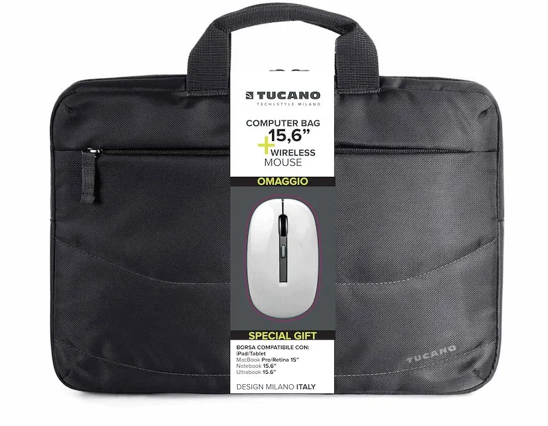 Borsa Notebook Tucano Bundle Bag con Mouse Wireless