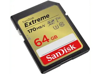 Scheda di Memoria Sandisk Extreme V30 U3 64GB