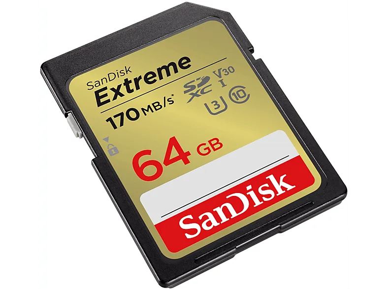 Scheda di Memoria Sandisk Extreme V30 U3 64GB