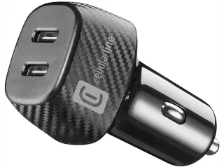 CELLULARLINE CARICABATTERIA DA AUTO 40W DOPPIA PORTA USB-A