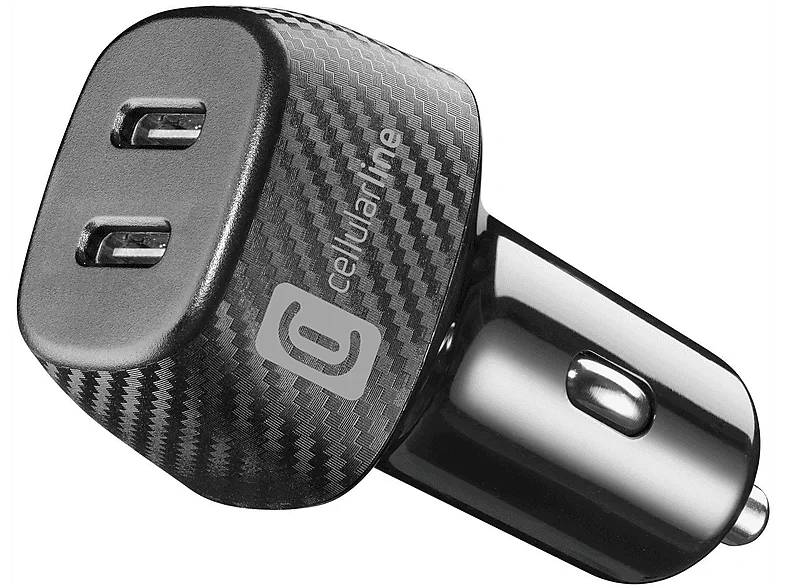 CELLULARLINE CARICABATTERIA DA AUTO 40W DOPPIA PORTA USB-A