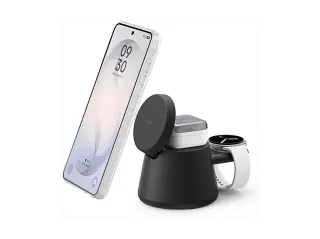 Caricatore Wireless Belkin Supporto di Ricarica Qi2 3in1 Universale