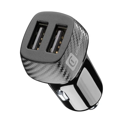 Caricatore da auto USB Cellularline Dual