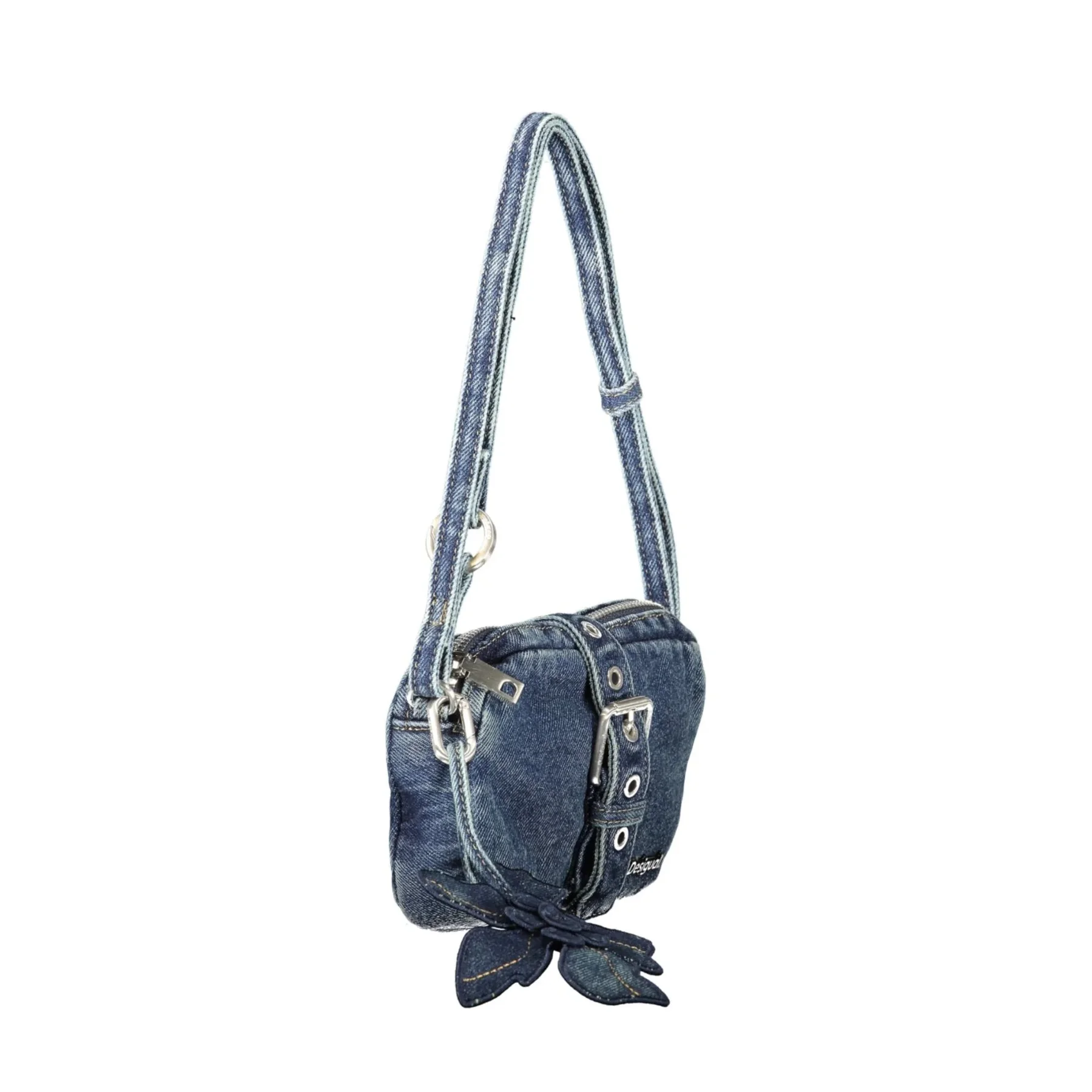 Desigual Borsa a Tracolla Donna Blu - vista 3