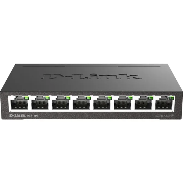 D-Link DGS-108 Non gestito L2 Gigabit Ethernet