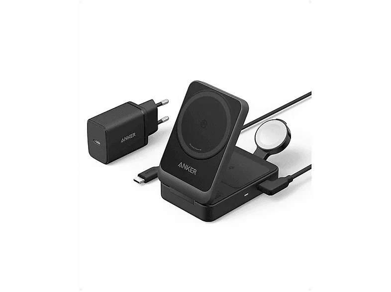 Caricatore MagSafe Anker MagGo 15W Foldable 3-in-1