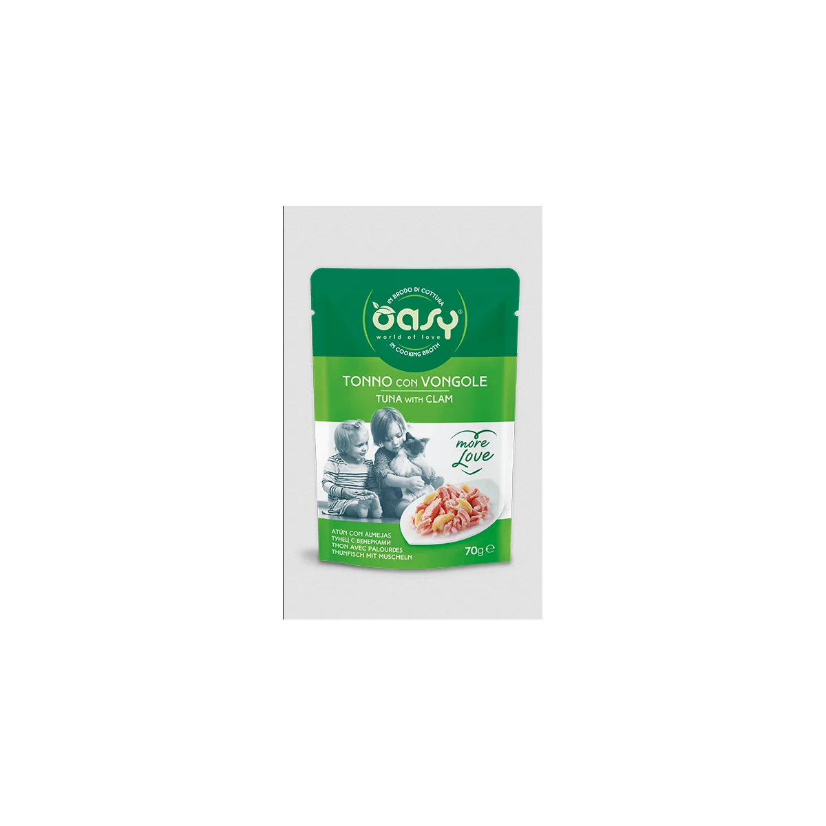 Oasy Gatto - More Love Tonno Con Vongole