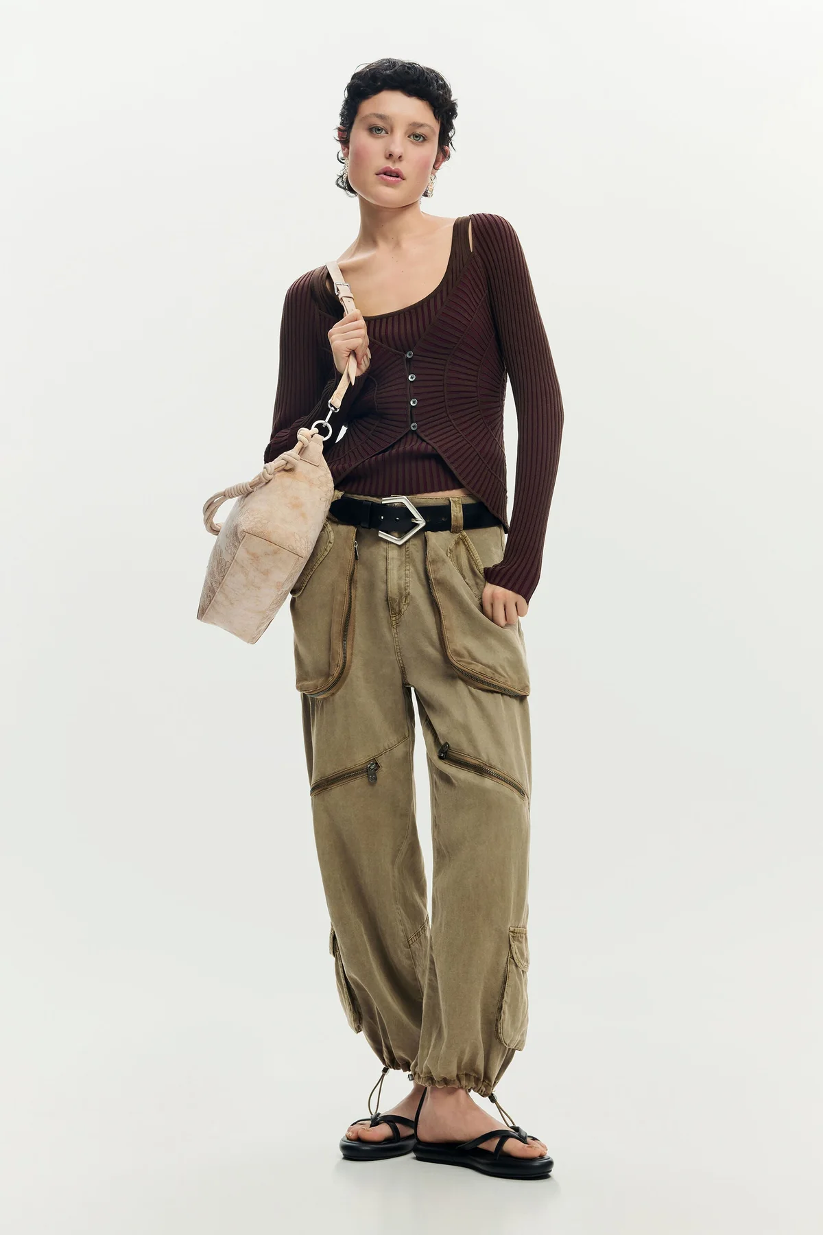 Desigual Borsa a Tracolla Sierra Sand Huntington