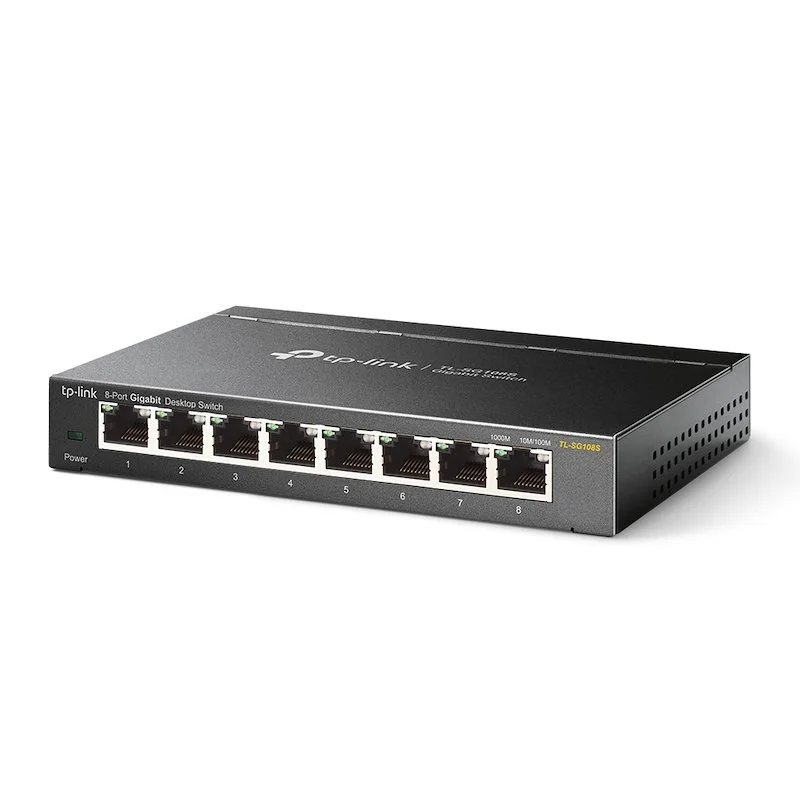 TP-Link TL-SG108S Switch di Rete Gigabit Ethernet - vista 2
