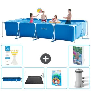Intex Piscina Con Struttura Rettangolare