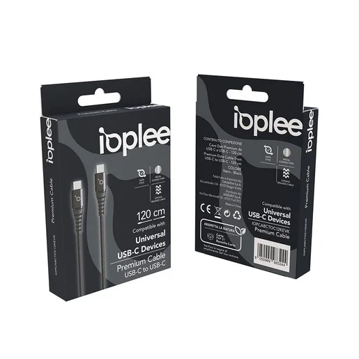 Cavo Dati Premium USB-C IOPLEE - Misura 120 cm