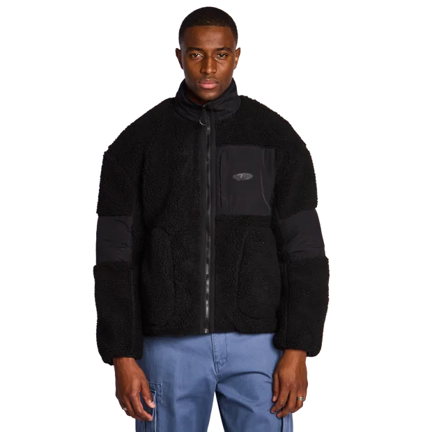 Street Cartel Leonardo Borg Full Zip Sherpa Uomo