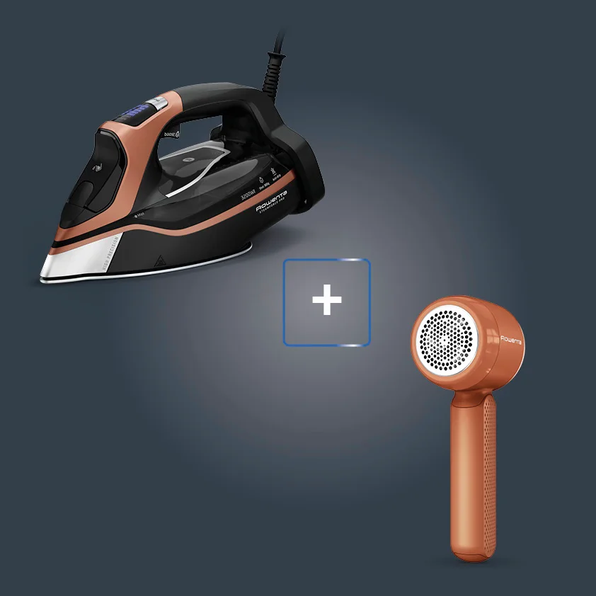 Rowenta Steamforce Pro Ferro A Vapore e Easy Care Levapelucchi Ricaricabile