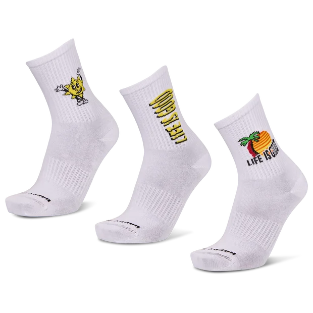 Happy Socks Crew 3 Pack Unisex - Calze