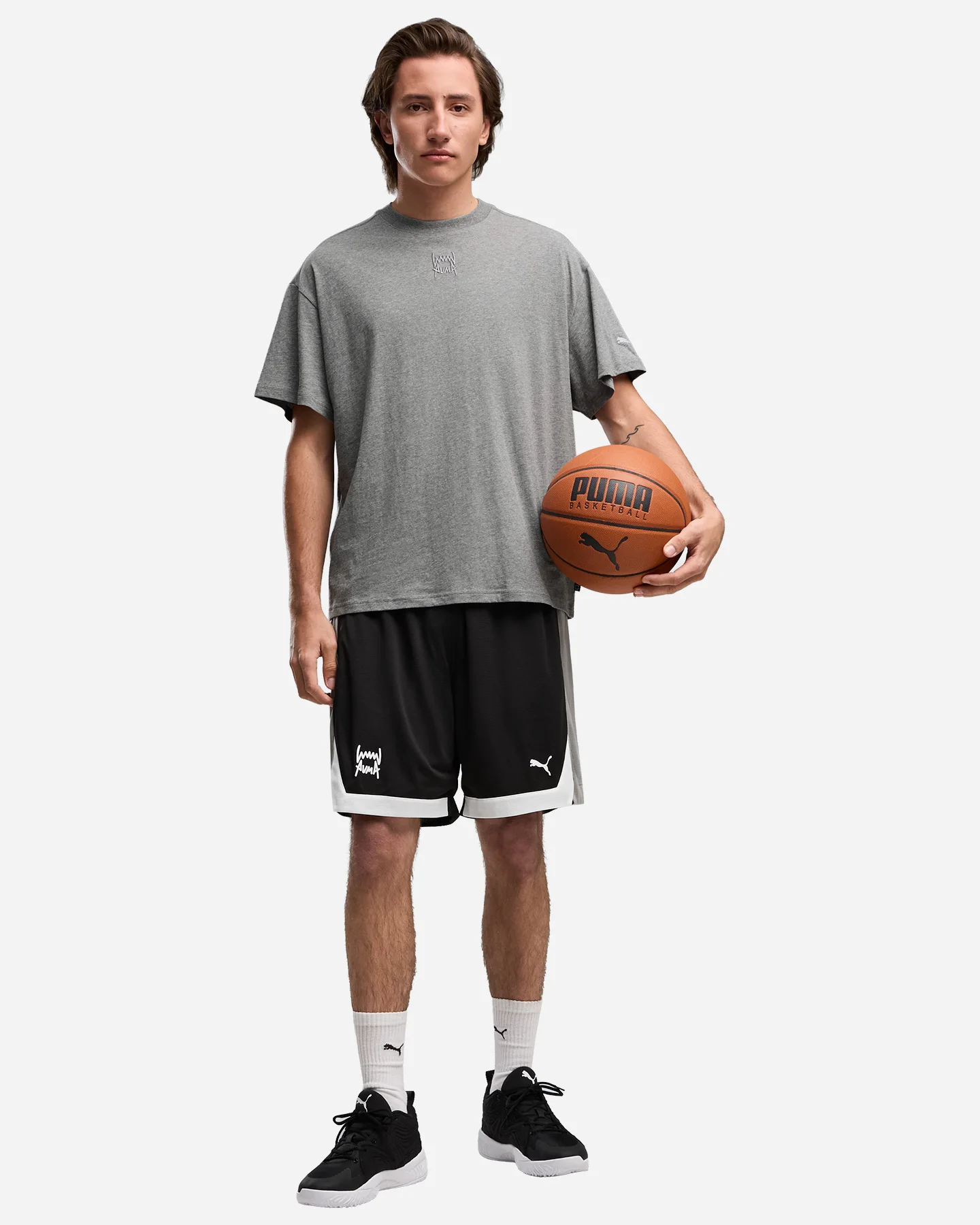 Pantaloncini Basket Puma Fundamentals - Uomo - vista 5