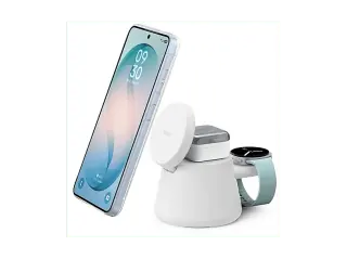 Caricatore Wireless Belkin Supporto di Ricarica Qi2 3in1 Universale