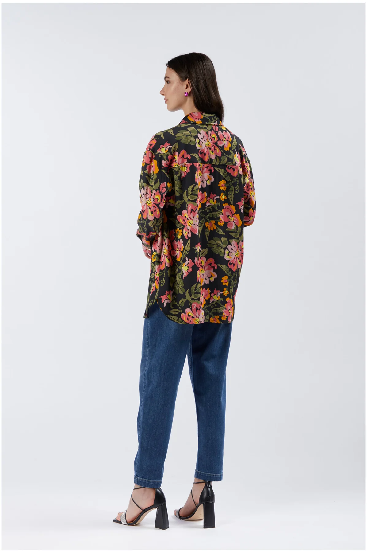 Camicia Ampia Stampata Jungle Flower - vista 2