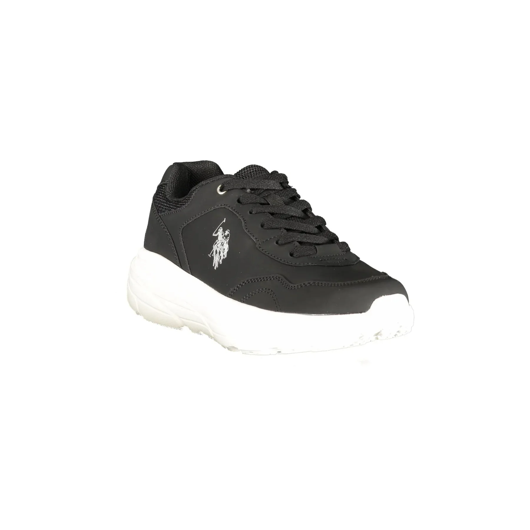 Sneakers Donna U.S. Polo Assn. Nere con Stampa Logo - vista 2