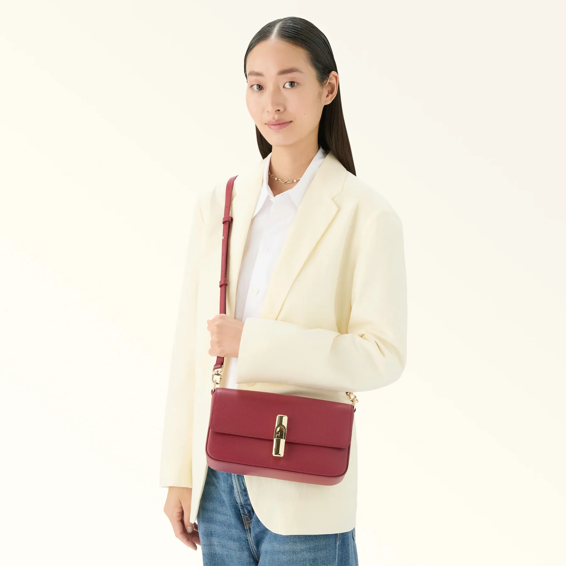 Furla Borsa Donna Tracolla Pelle Iride Logo - vista 7