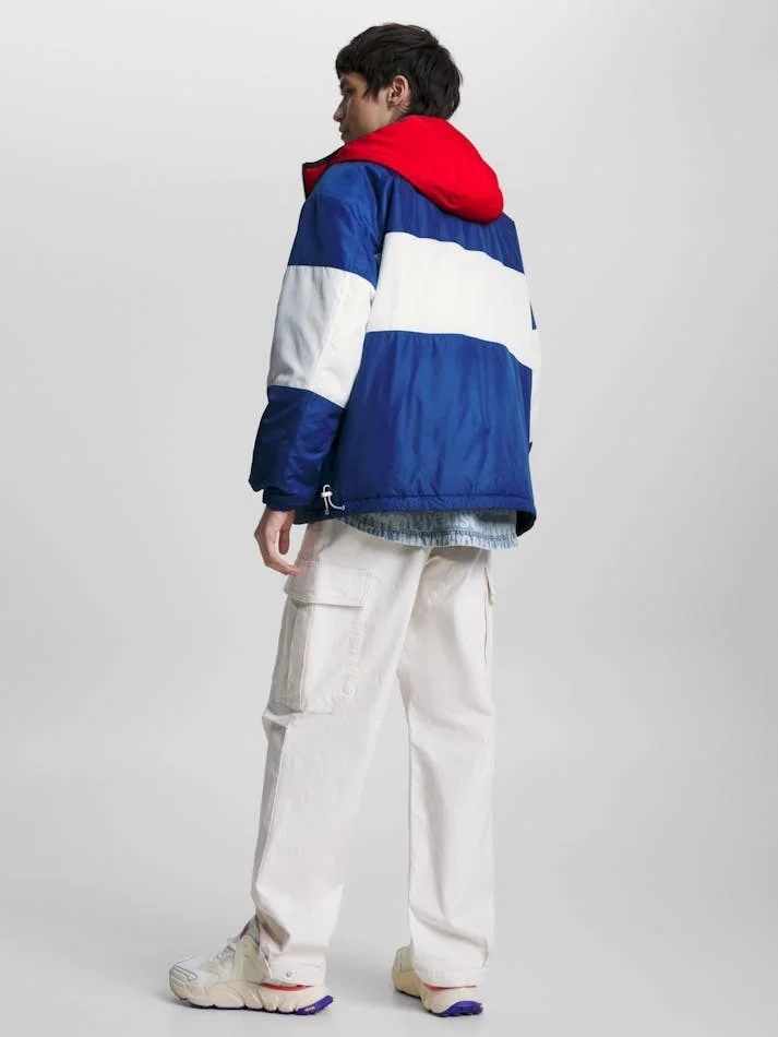 Tommy Hilfiger Giubbotto Uomo Reversibile Cappuccio - vista 5