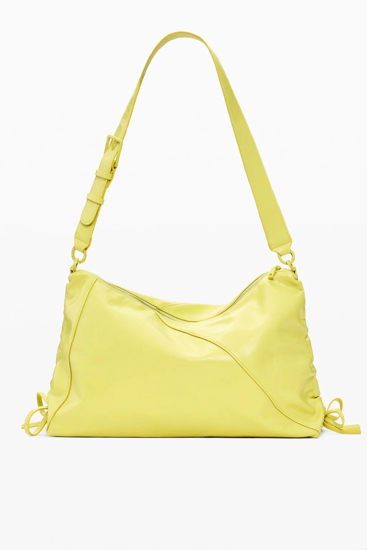 Desigual Borsa a Tracolla Donna Gialla Logo - vista 3