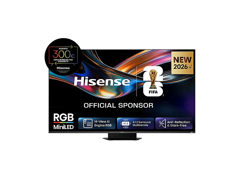 Hisense 85UR9S Smart TV MiniLED 4K - vista 2