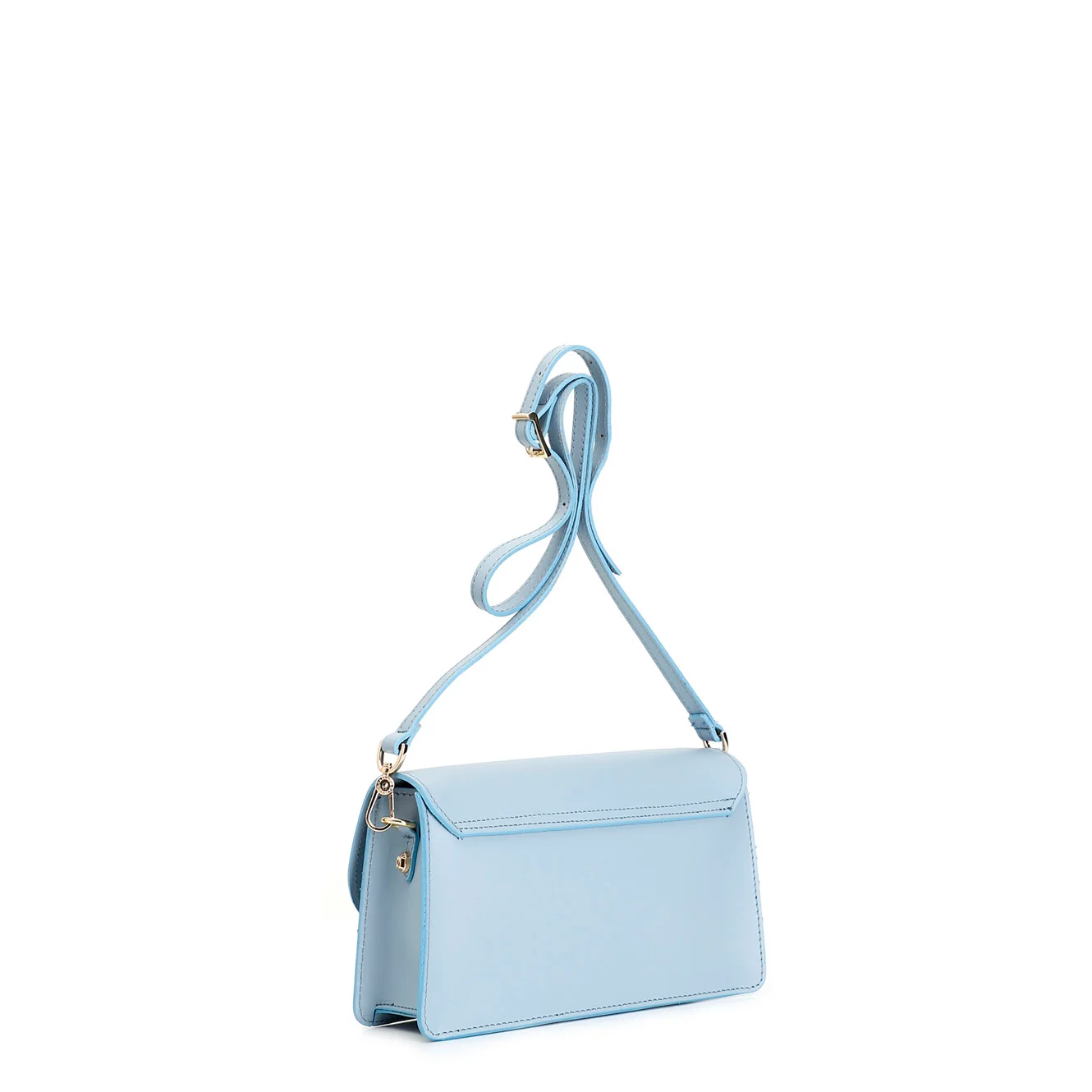Borsa a spalla CafèNoir con pattina in pelle liscia - vista 2