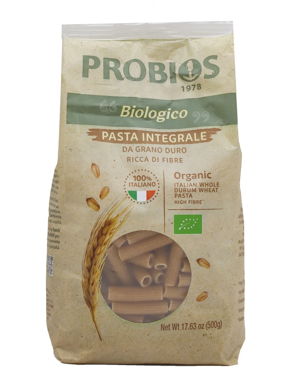 Maccheroni integrali di grano duro