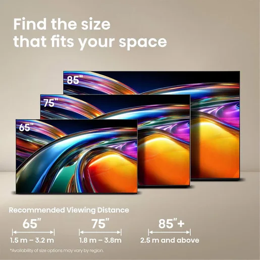 Hisense 85UR9S Smart TV MiniLED 4K - vista 5