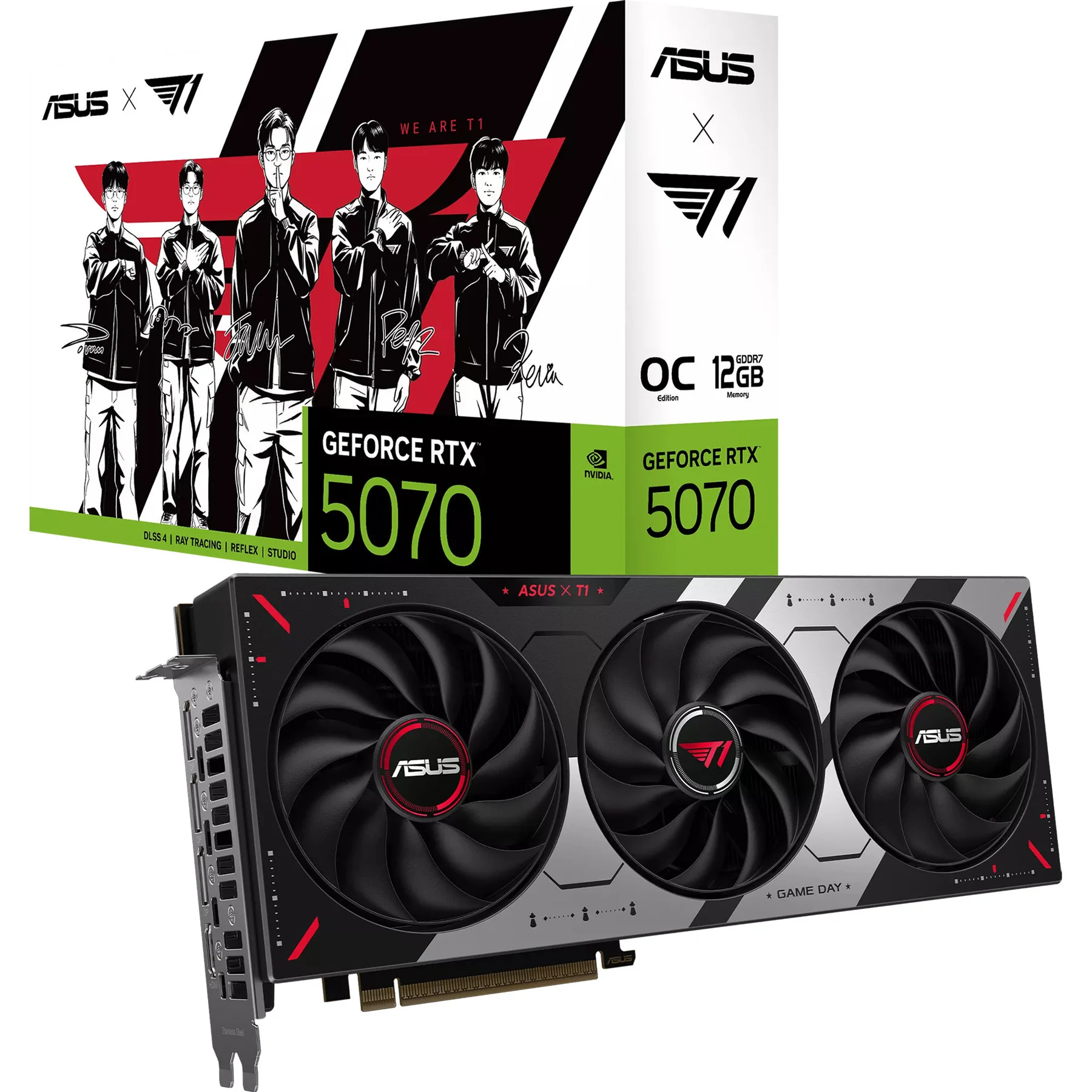 Asus GeForce RTX 5070 PRIME OC T1 Edition - vista 2