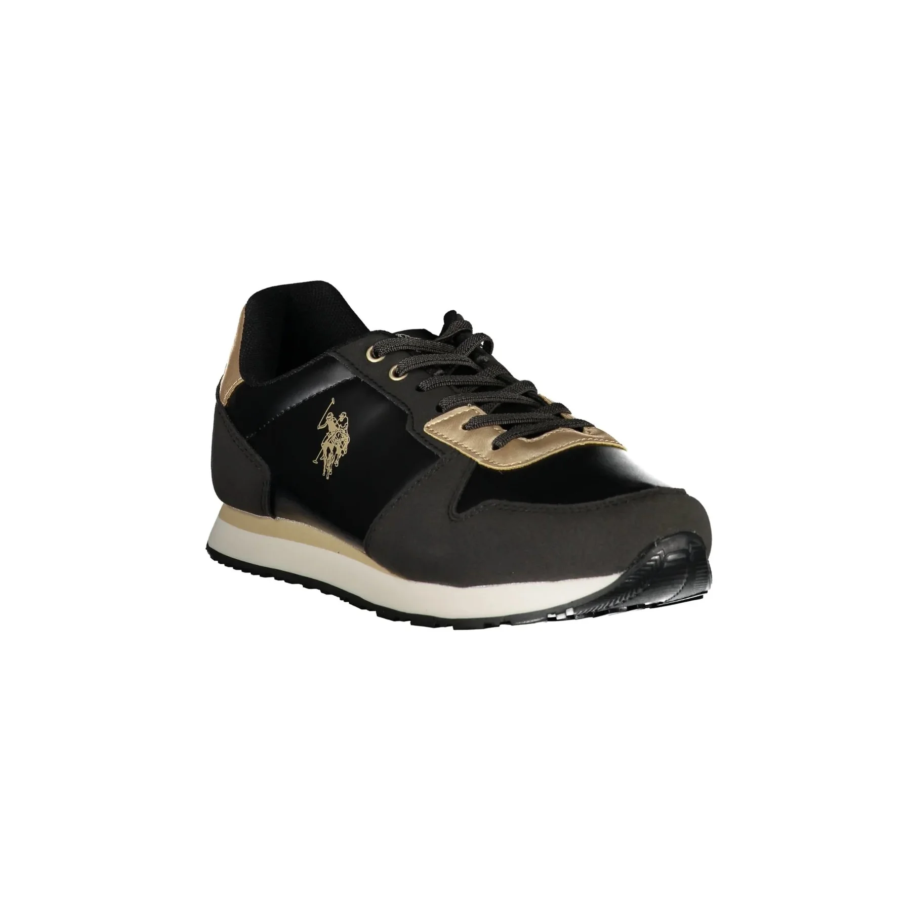 U.S. Polo Assn. Sneakers Donna Nere Stampa Logo - vista 2
