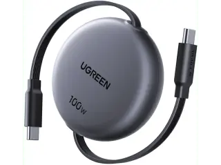 UGREEN CAVO USB-C Retrattile 100W PD Avvolgibile