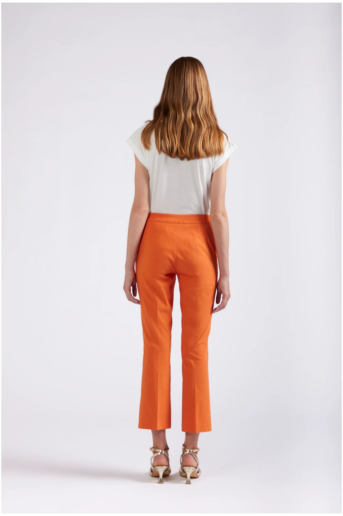 Pantaloni cropped flare CafèNoir - vista 2