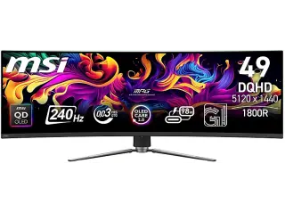 MSI MPG 491CQPX QD-OLED Monitor Gaming Curvo