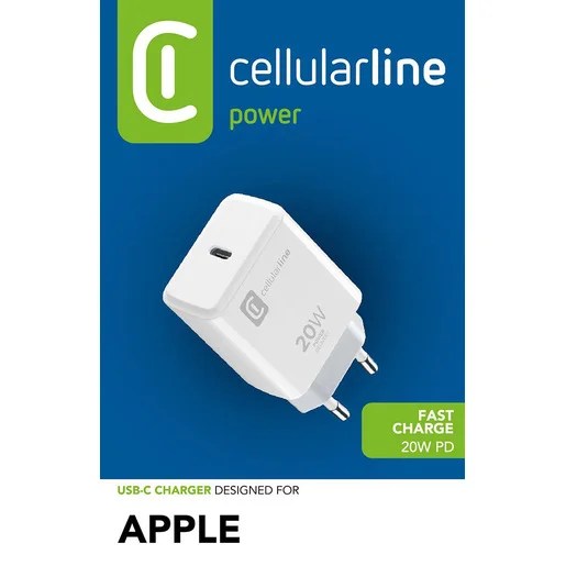 Caricatore USB-C 20W Cellularline