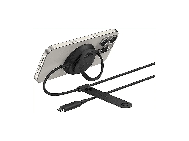 Caricatore Wireless Belkin Pad WL Qi2 25W con Kickstand