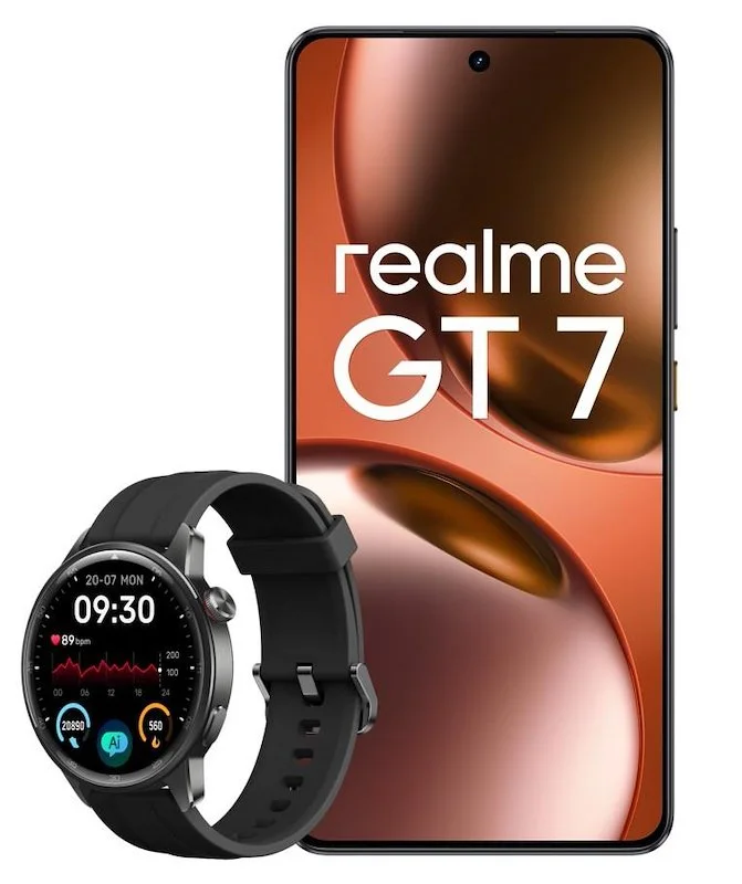 Realme GT7 Bundle con Watch S2