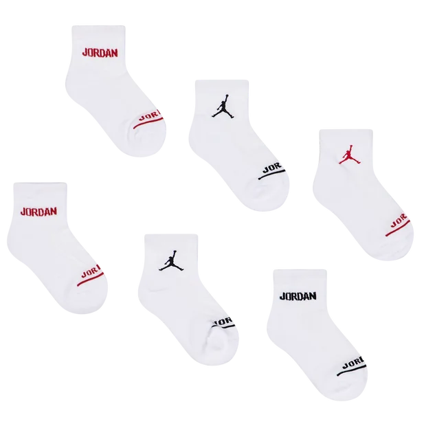Jordan Kids Ankle 6 Pack Unisex - Calze - vista 2