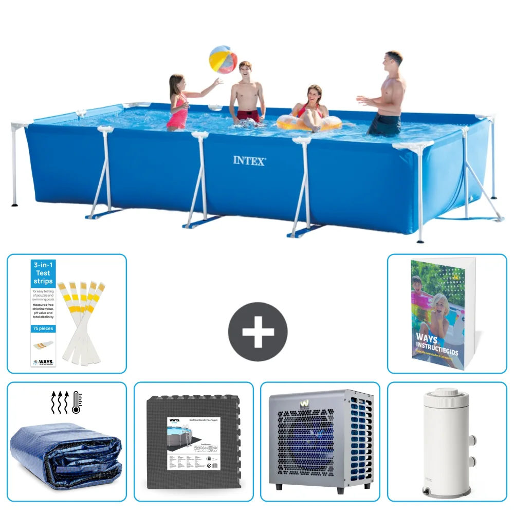 Intex Piscina Con Struttura Rettangolare