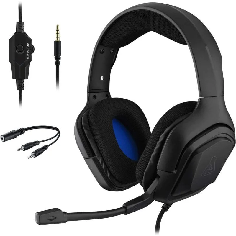 Cuffie da gioco G-Lab Korp Cobalt Black
