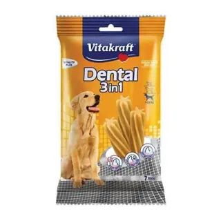 Snack Dentali Vitakraft 3 En1 Per Cani Medi