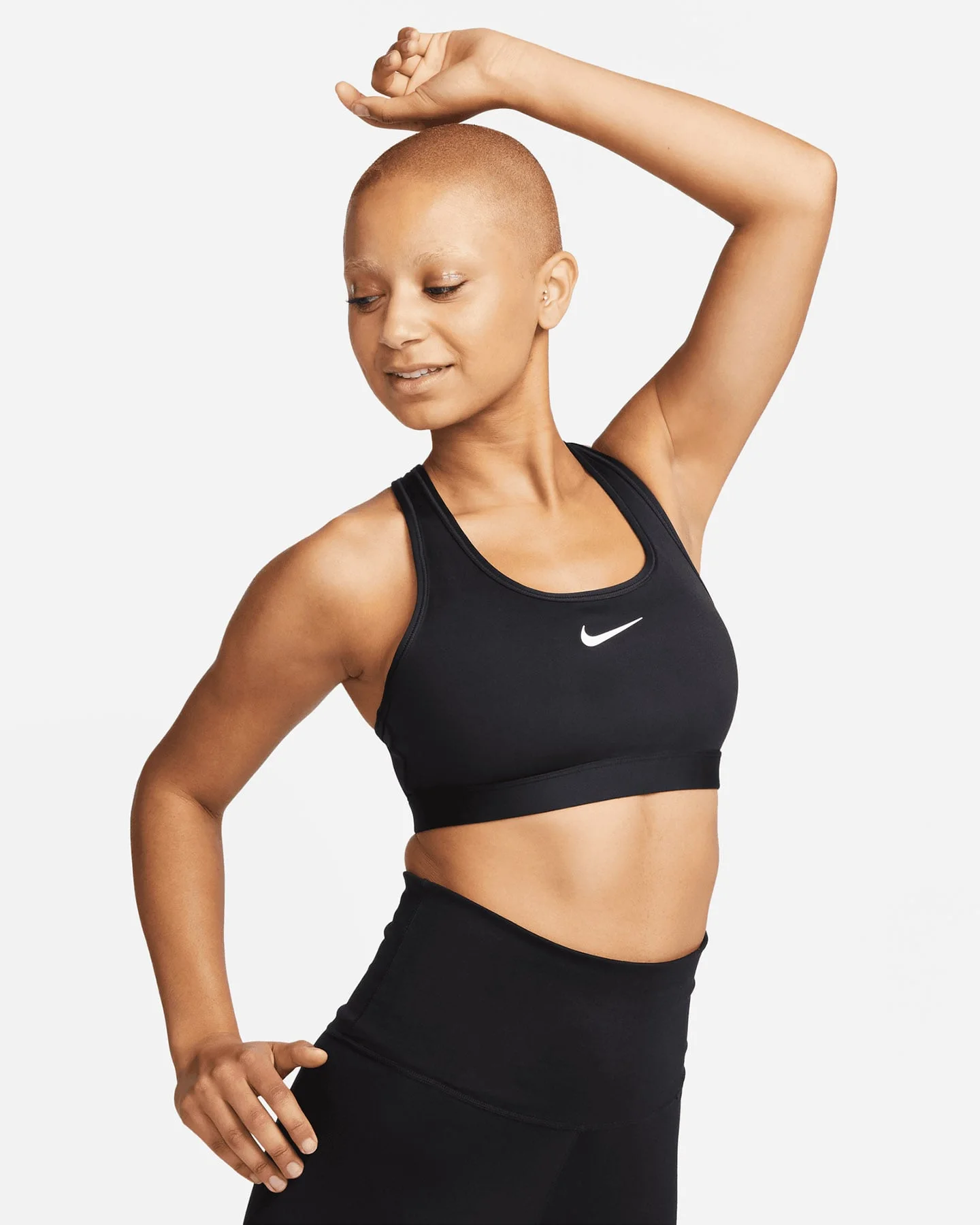 Nike Swoosh Small Logo Ms W - Bra Training - Donna - vista 5