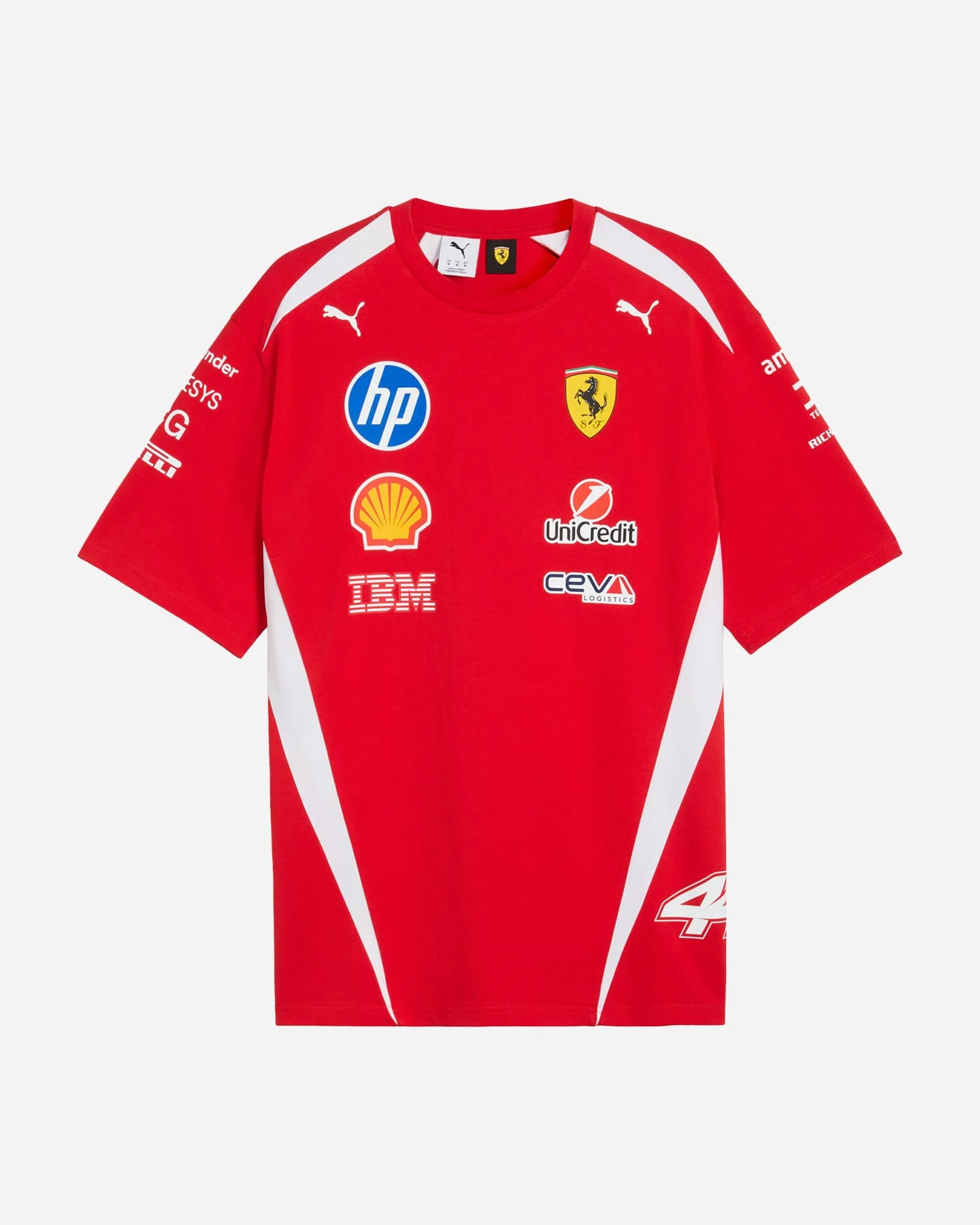 Puma Ferrari Authentic Replica Leclerc - T - shirt - Uomo - vista 2