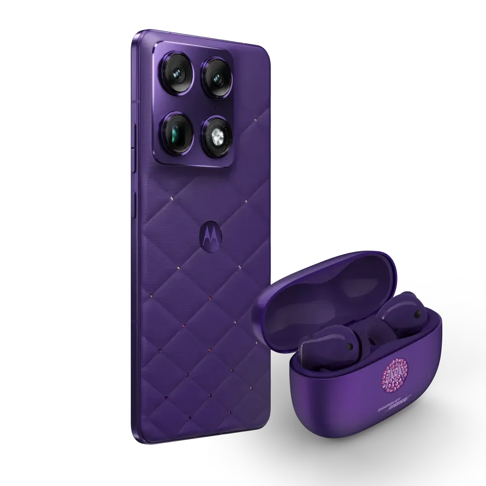 Lenovo motorola signature+ moto buds 2 plus - PANTONE Violet Indigo - vista 2