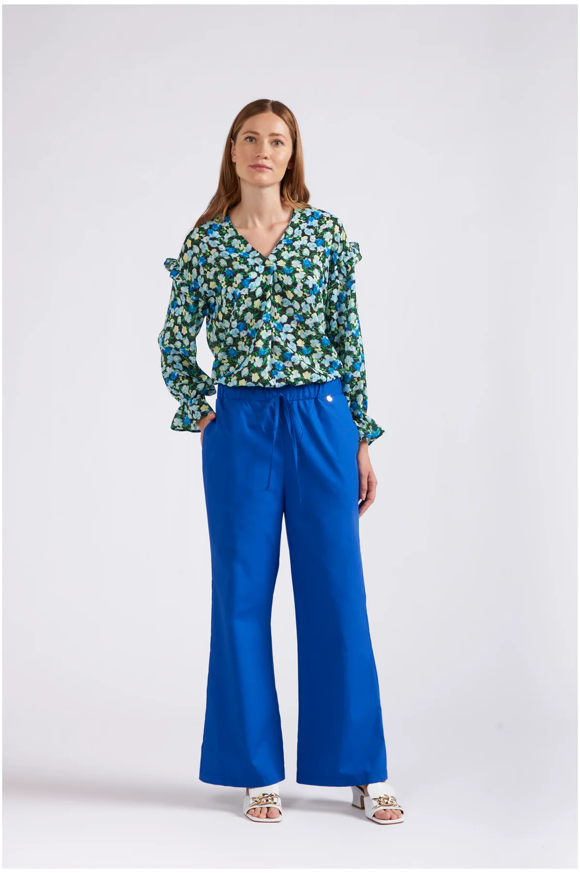 Pantaloni con vita elasticata CafèNoir