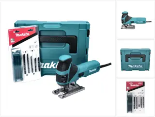 Makita 4351 Fctj Seghetto Alternativo A Pendolo 720 W + 16x Lama + Makpac