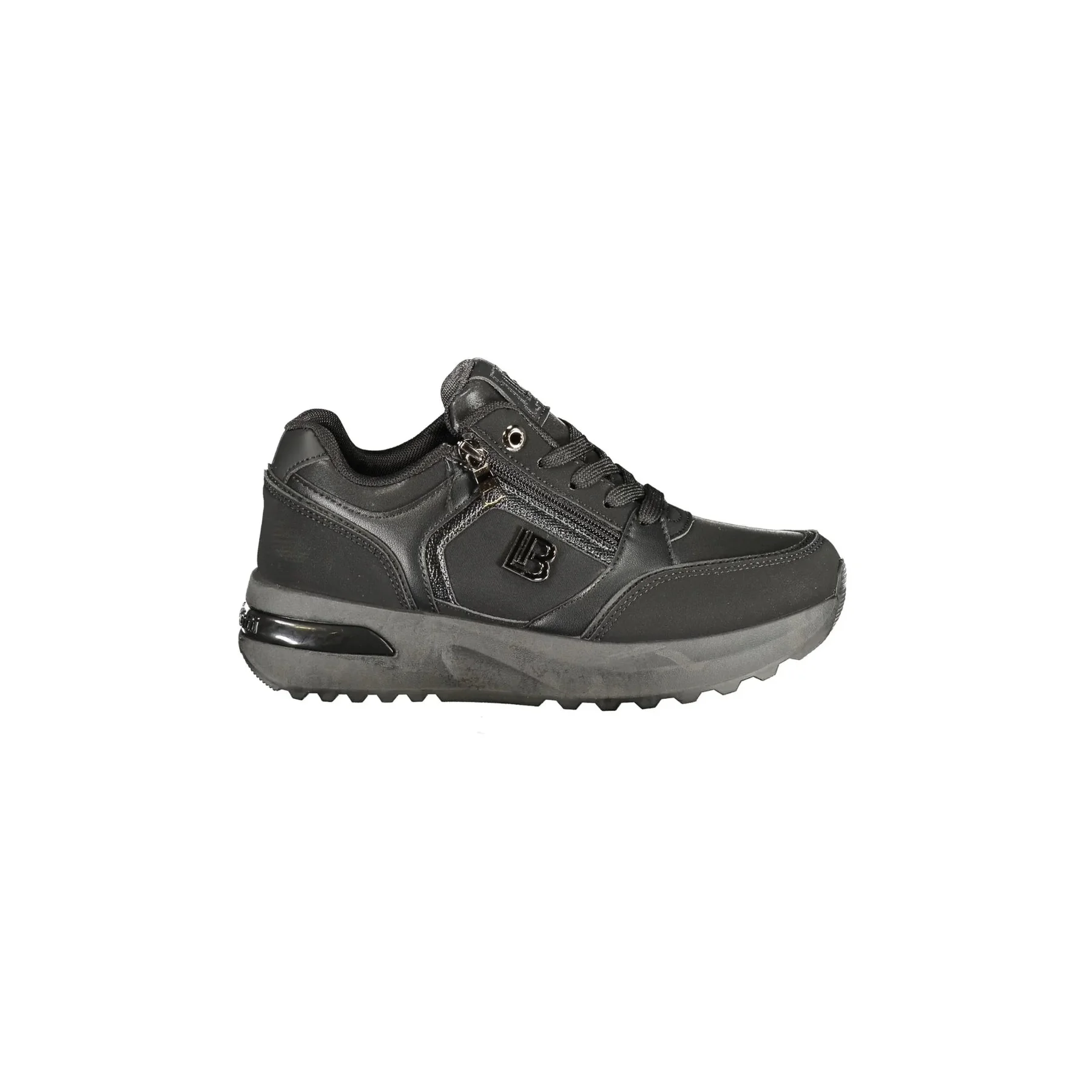 Laura Biagiotti Sneakers Donna Nere Zip Laterale Logo